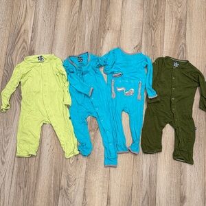 Kickee Pants Kids One Pieces - Lime, Aqua, Olive